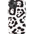 B&W Leopard iPhone 15 Impact Case